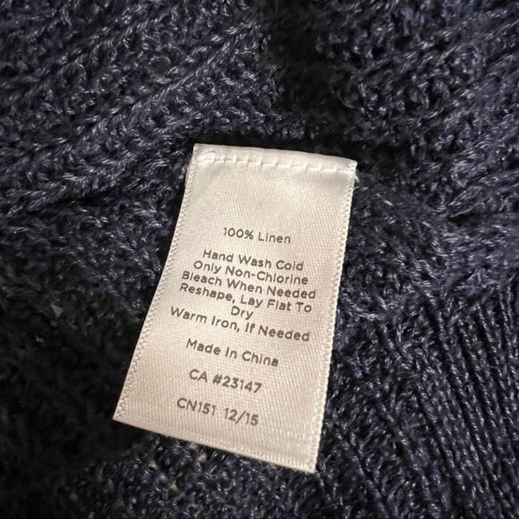 Talbots Navy Blue Women's Sweater - Picture 3 of 5